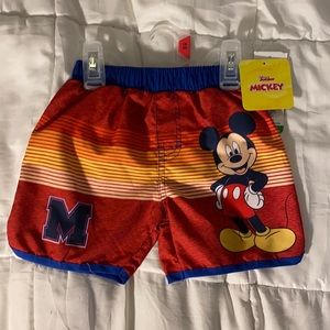 NEW Mickey Mouse Swim Trunks, 18 months!